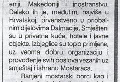 HRS: Tko je oslobodio Mostar 1992. čitajte u Mostarskom jutru